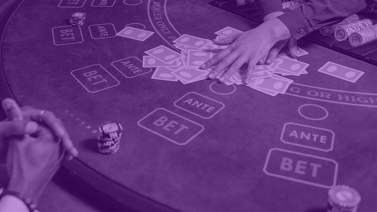 Exempel på hur det kan se ut när du spelar Baccarat live hos X3000.